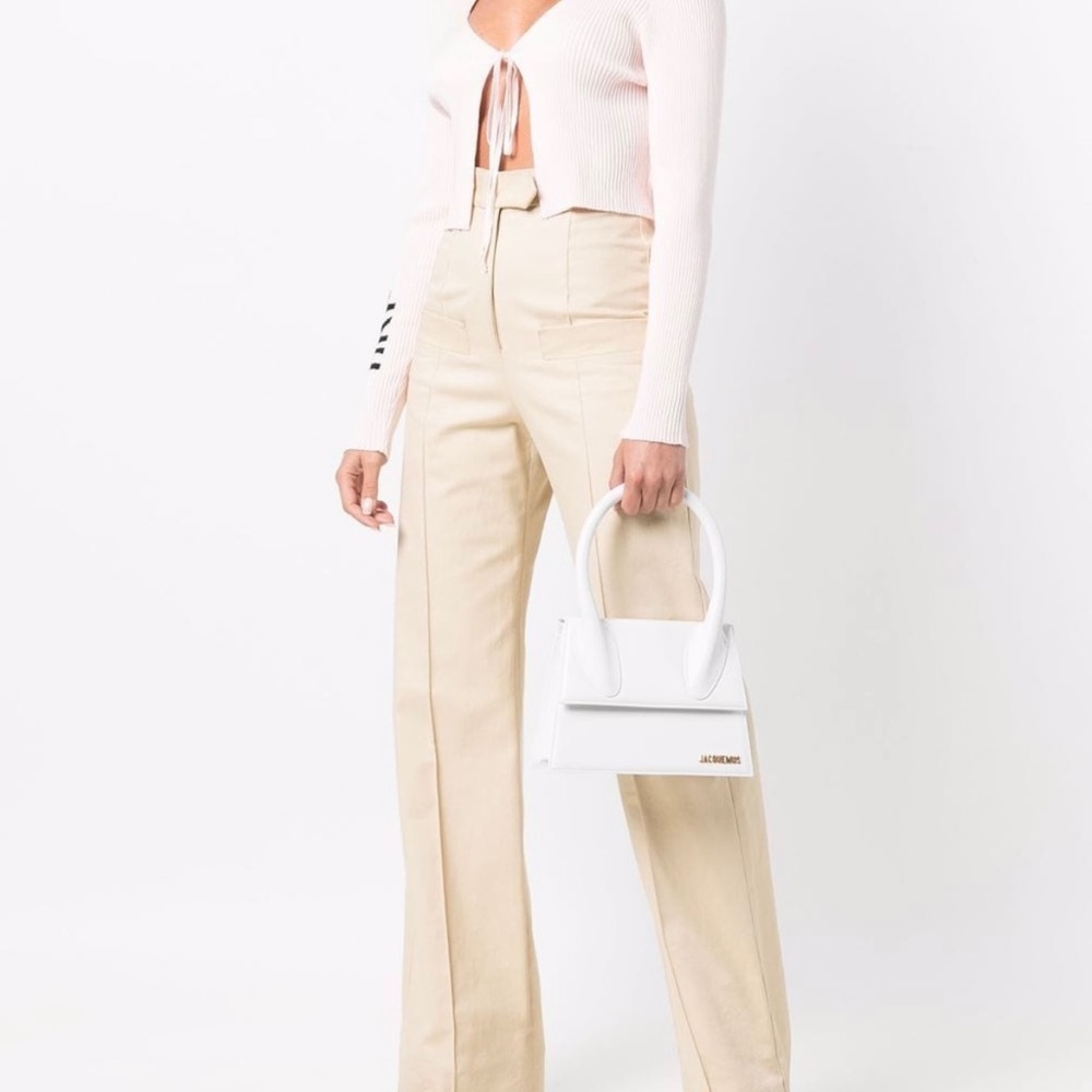 Le Grand Chiquito Top-Handle Bag white